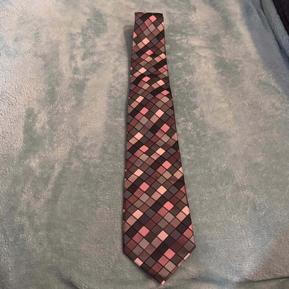 Croft & Barrow Multicolor Checkered Tie